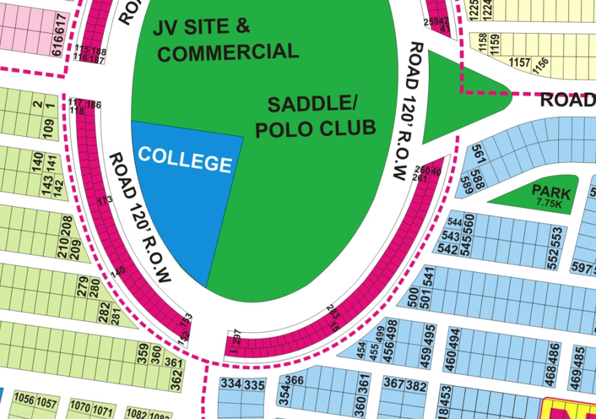 Prime 4 Marla Commercial Plot in DHA Phase 9 Oval Block-1