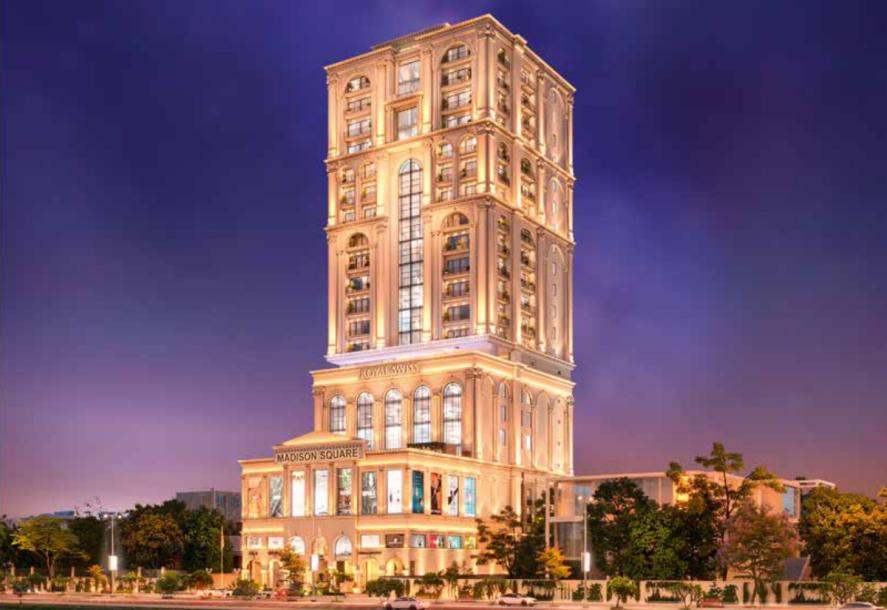 Madison Square Hotel Apartment  for Sale in Gulberg Lahore at a very reasonable Price of Rs.82 Lac Only-3