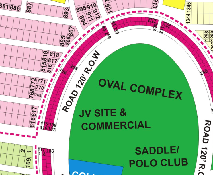 Strategically Located 4 Marla Commercial Plot in Oval Block-1