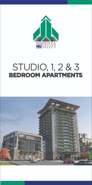 1 Bed Luxury Apartment in Tower F Penta Square DHA Phase 5 Lahore at 28 million PKR-5