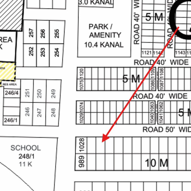 10 Marla Residential Plot For Sale Q-1026 Demand 182 Lac In DHA Phase 9 Prism-1