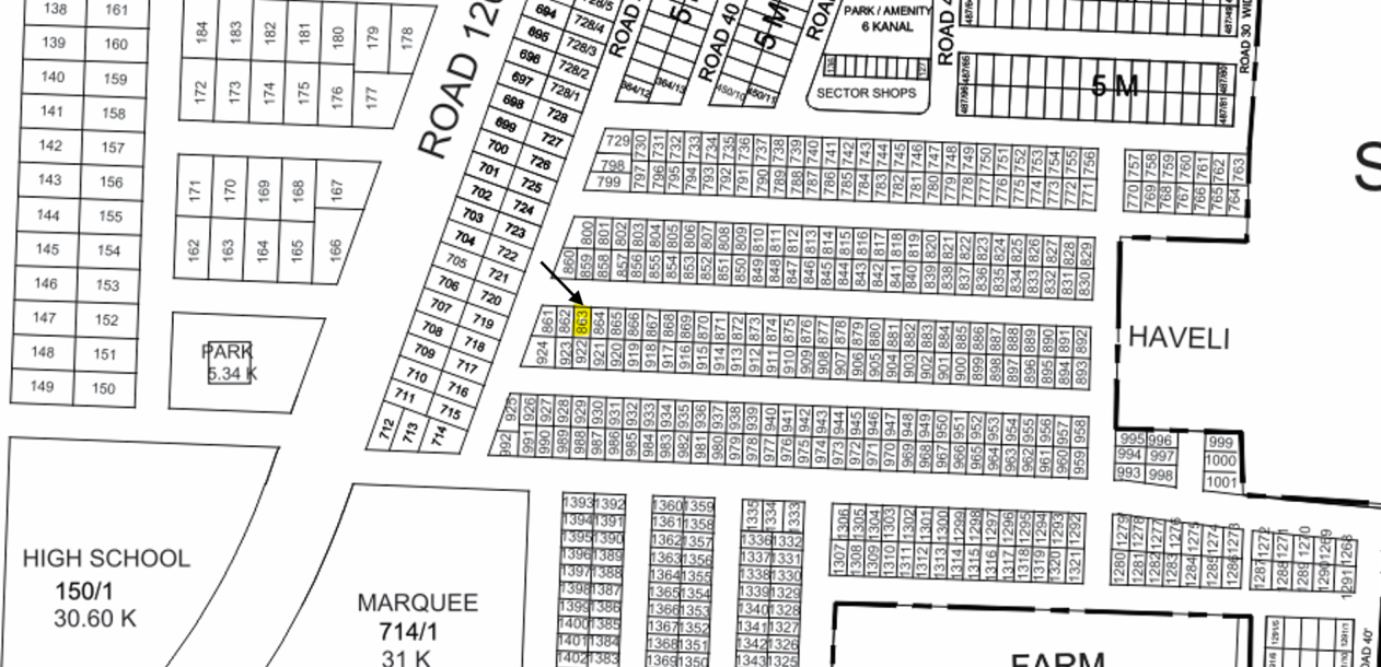 10 Marla For Plot Sale R-863 Demand 75 Lac In DHA Phase 9 Prism-1