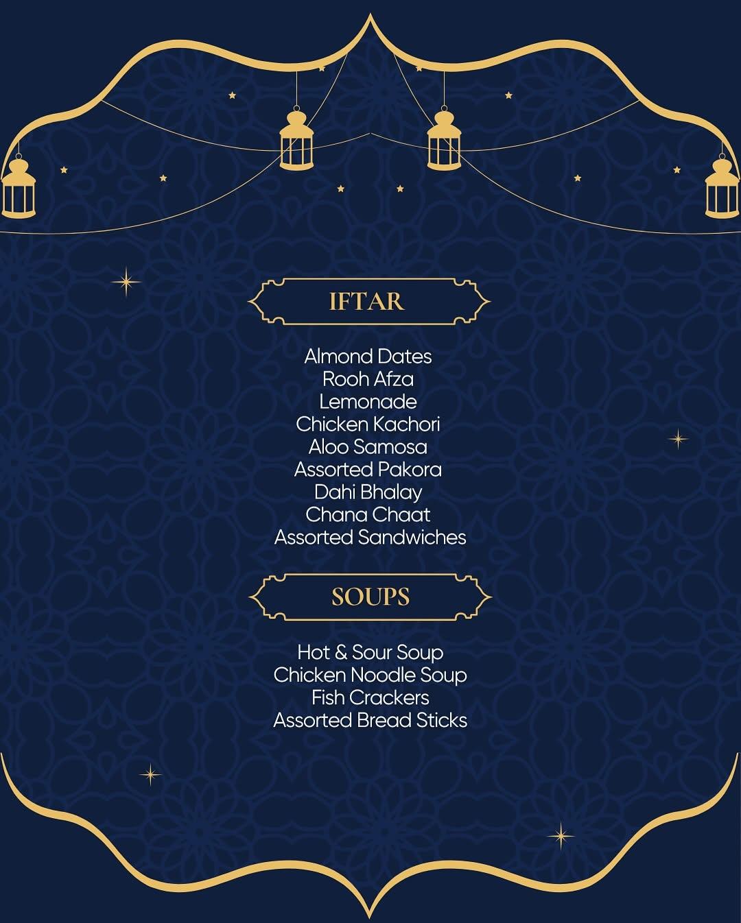 5) Villa the Grand Buffet is one of the top restaurants in Lahore, and it is one of the best restaurants in Lahore. Villa the Grand Buffet is famous for its buffet. Moreover, it is offering the best deal for Iftar dinner. The Iftar dinner buffet will cost 2995++ for Ramadan 2025.