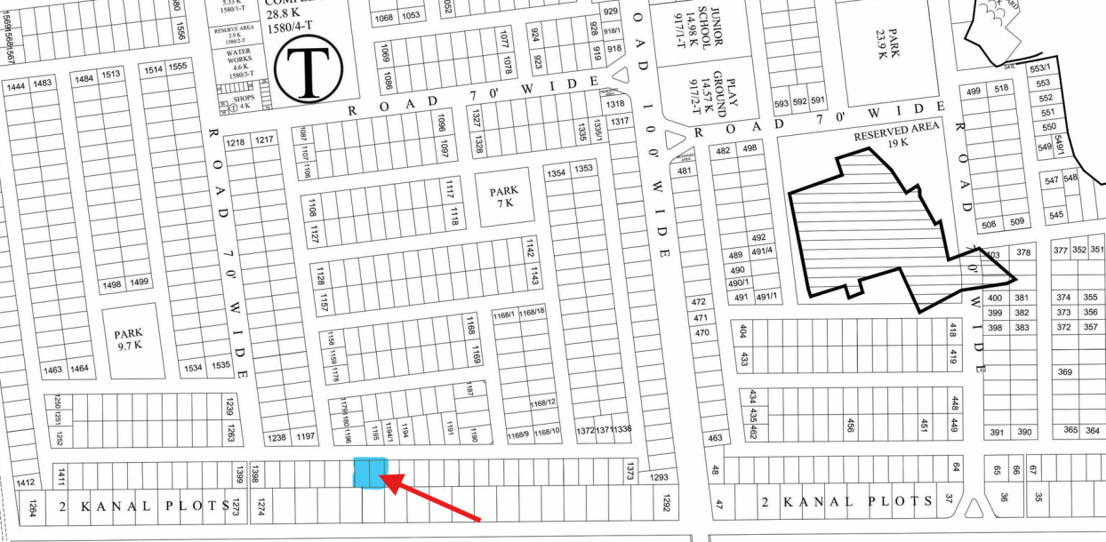 2 Kanal Pair Plot For Sale T - 1391 + 1392 Demand 1125 Lac In DHA Phase 8-1