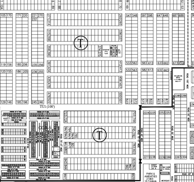 1 Kanal Plot Available For sale In DHA Phase 7-1