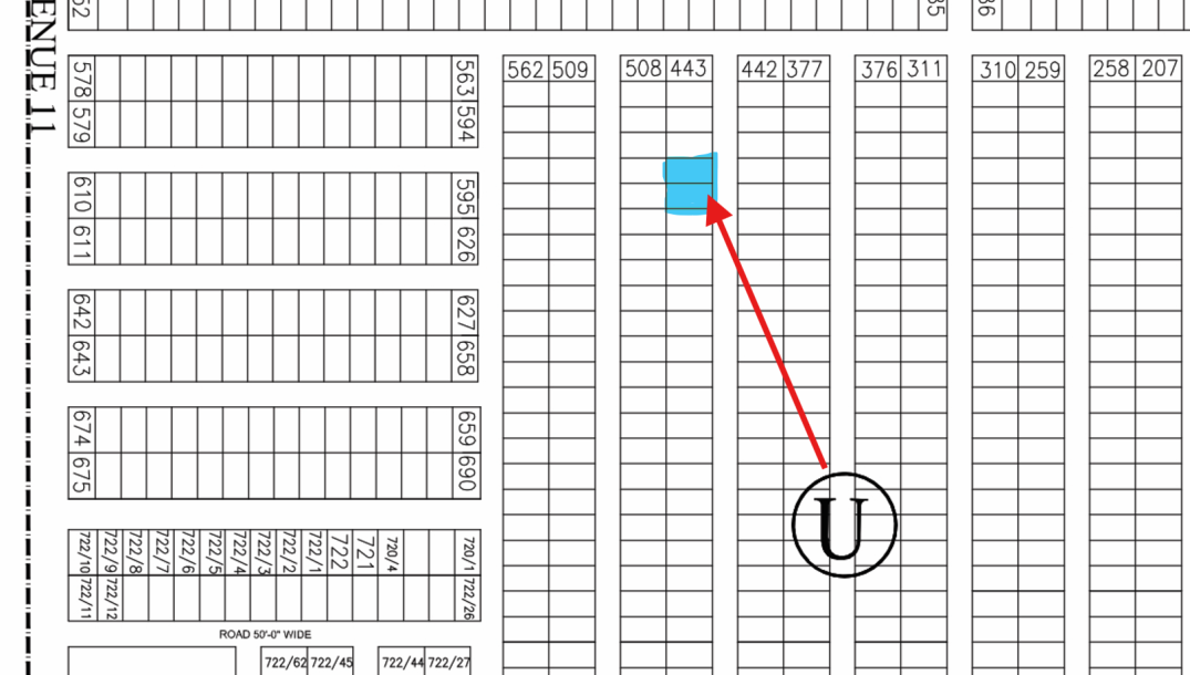 2 Kanal Plot For Sale U 447+448 Demand 790 Lac In DHA Phase 7-1