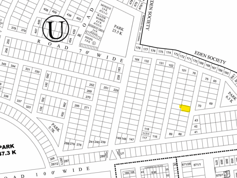 Beautiful 1 Kanal Residential Plot for Sale in DHA Phase 8-1