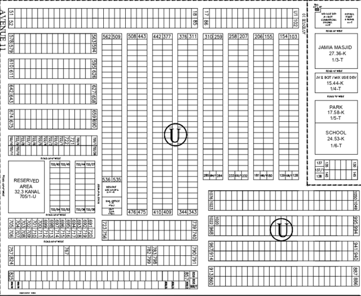 1 Kanal Corner Plot Available For sale In DHA Phase 7-1