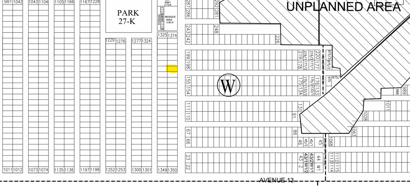 1 Kanal residential Plot For Sale W - 1368 Demand 4 Crore In DHA Phase 7-1