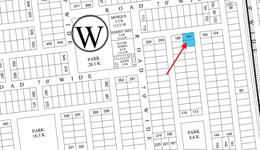 2 Kanal Pair Plot For Sale W - 161 + 162 Demand 1450 Lac In DHA Phase 8-1