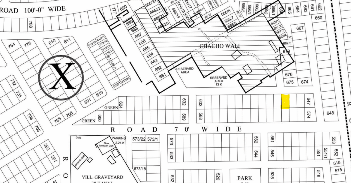 1 Kanal Residential Plot for Sale in DHA Phase 8-1