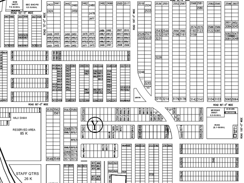 10 Marla Plot Available For sale In DHA Phase 7-1