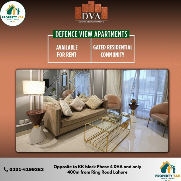 3 Bedrooms Fully Furnished Apartment For Rent in Defence View Apartments-1